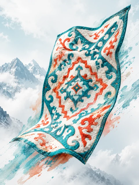 Кыргыз Пазл: мозаика с пейзажами